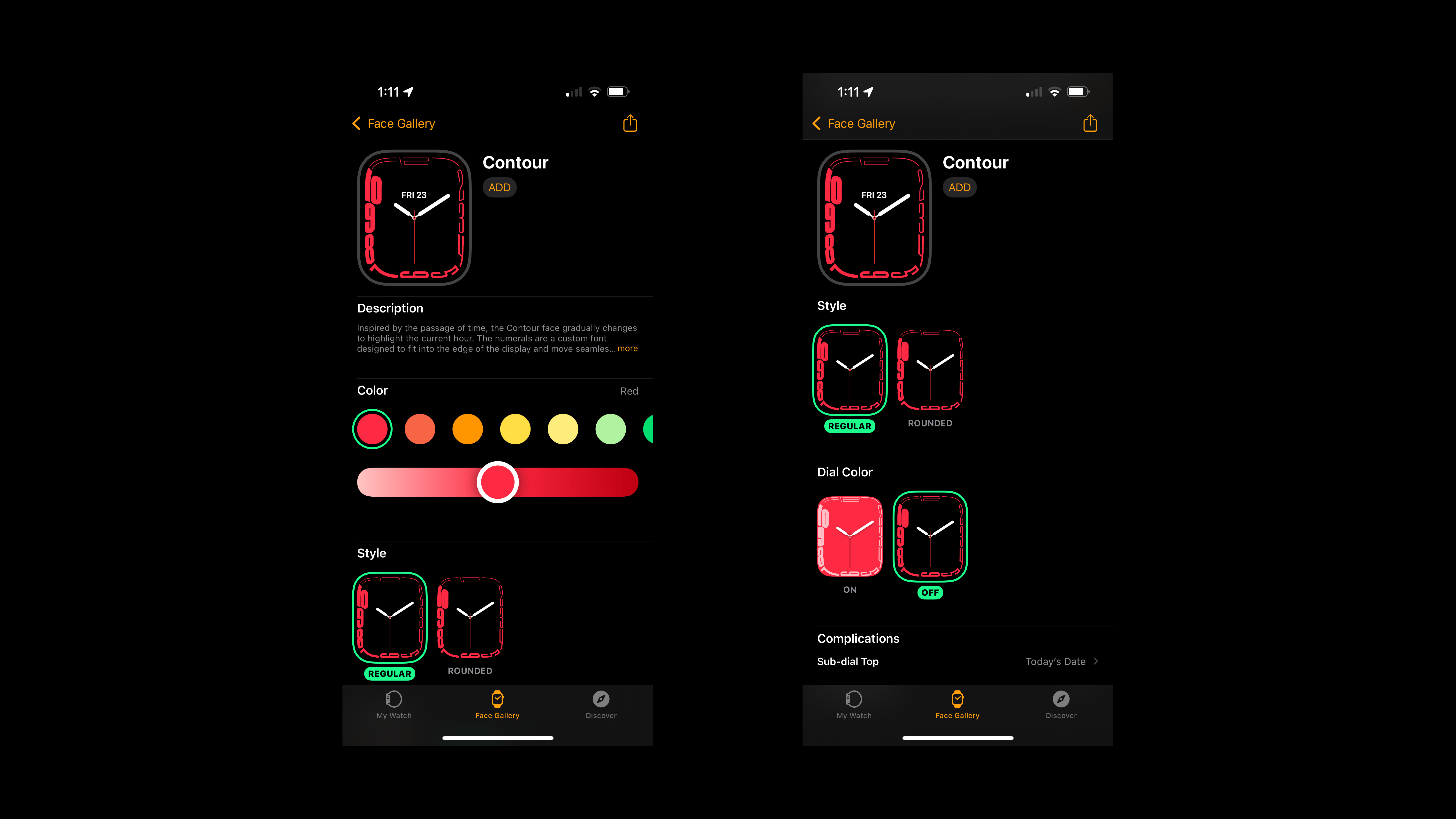 Handson with Apple's new Contour watch face 9to5Mac
