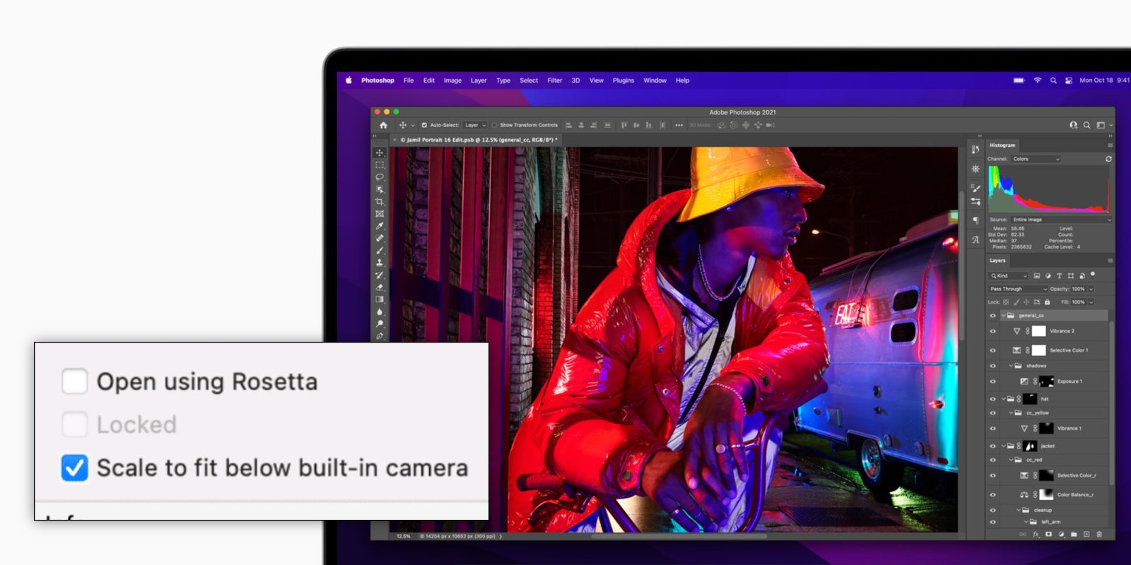 photo of ‘Scale to fit’ mode temporarily shrinks your MacBook Pro screen as a workaround for notch-incompatible apps image
