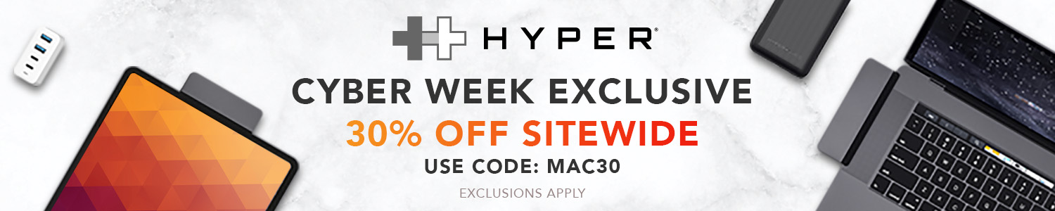 Hyper 9to5 Mac 750 x 150 Cyber Week