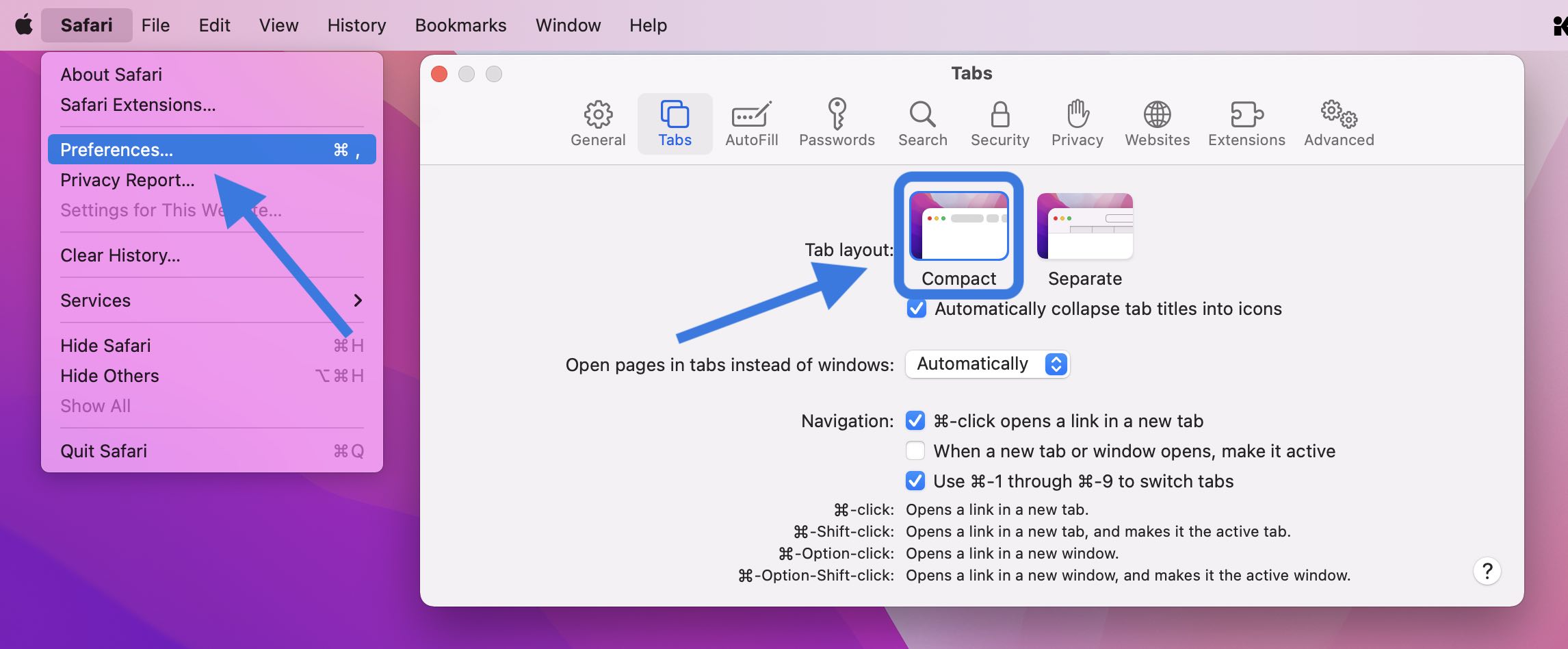 Cómo funciona Safari en macOS Monterey: tutorial para elegir un nuevo diseño moderno