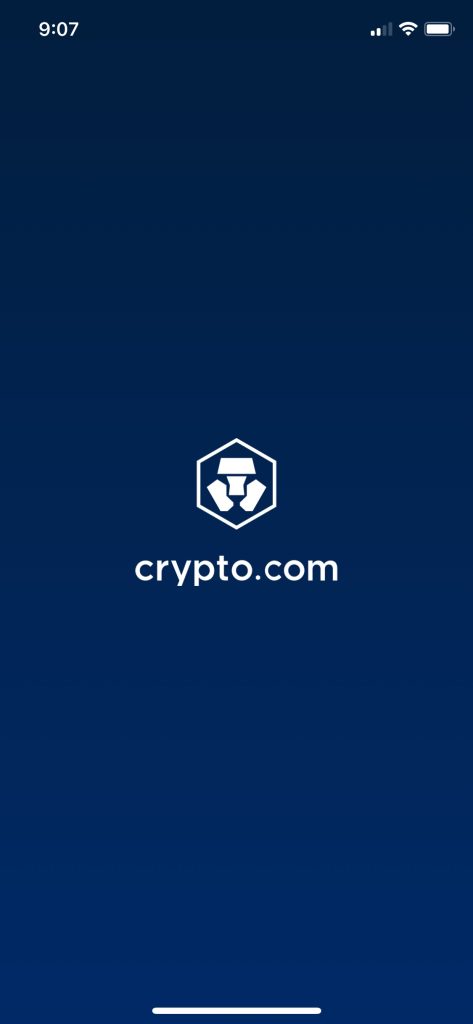 Crypto.com iOS app