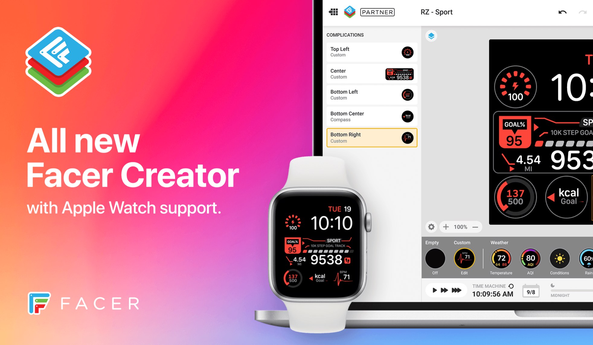 facer creator watch face numbers pics