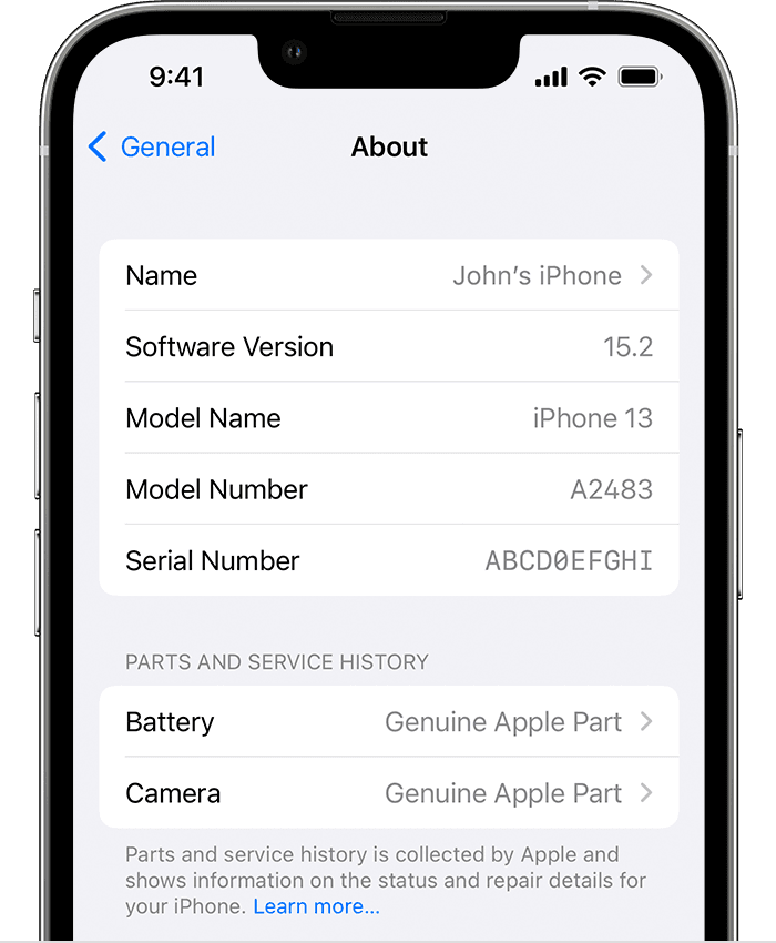 iOS 15.2 shows a service history of repaired parts in your iPhone - 9to5Mac