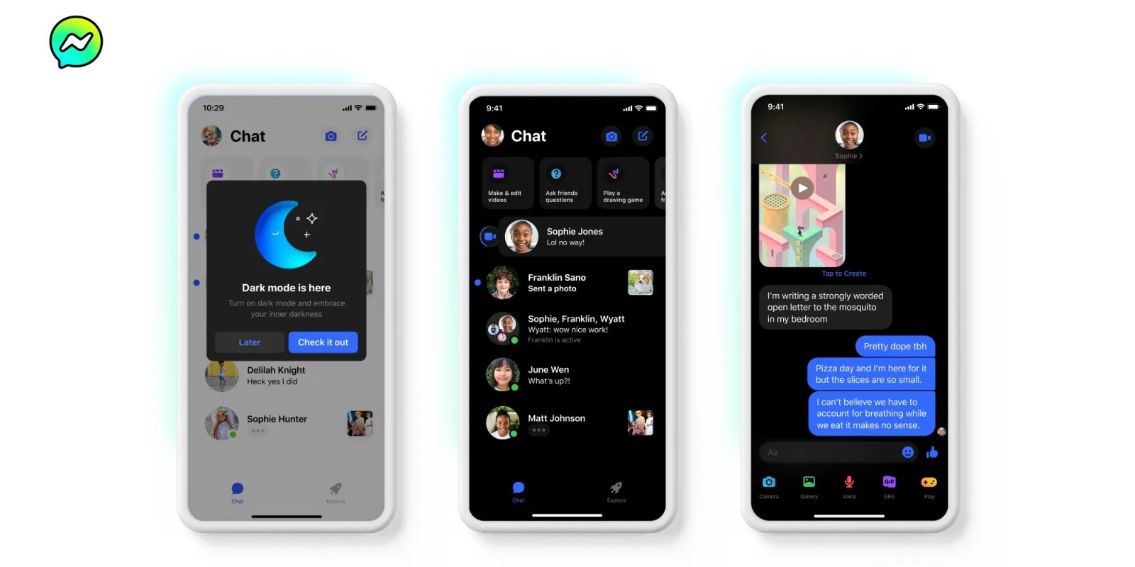 photo of Facebook’s Messenger Kids app gains dark mode, voice effects, more; PAC-MAN coming to Gaming image