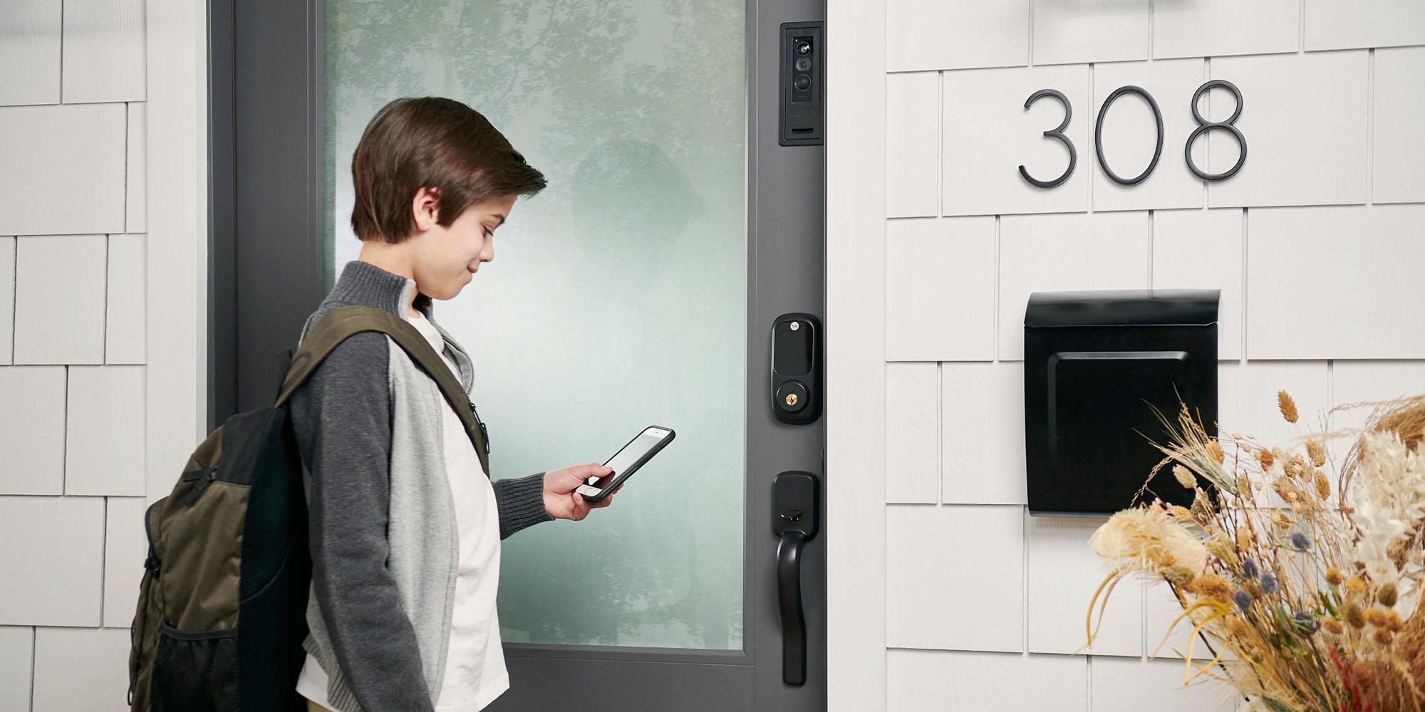 Smart door store lock and doorbell