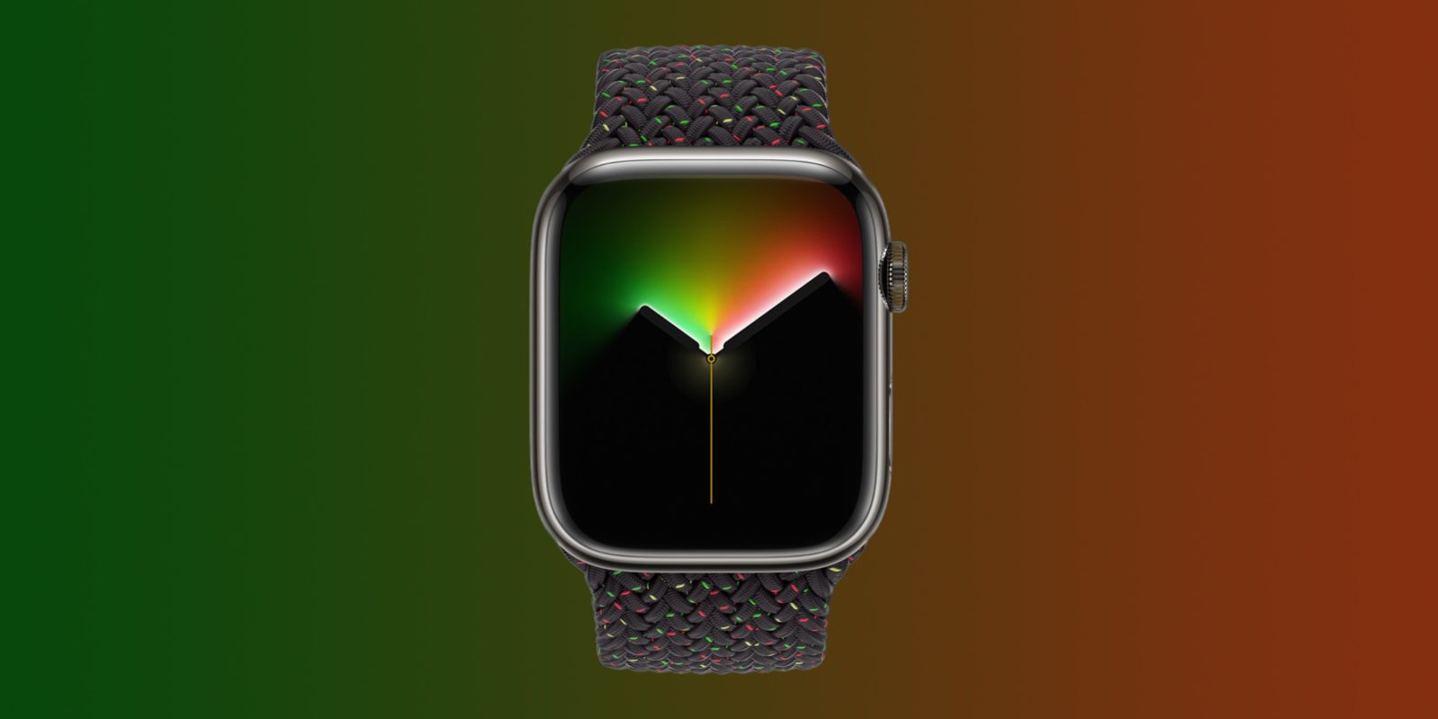 photo of Apple launches limited-edition Black Unity Braided Solo Loop for Apple Watch, ‘Unity Lights’ watch face image