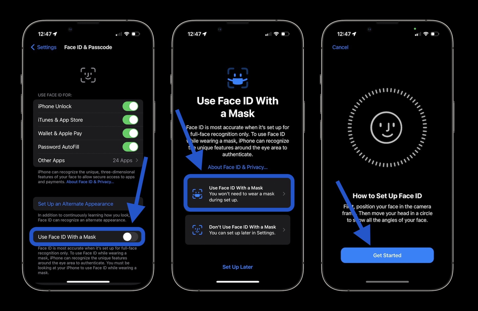 Face ID with a mask: How to use on iPhone - 9to5Mac