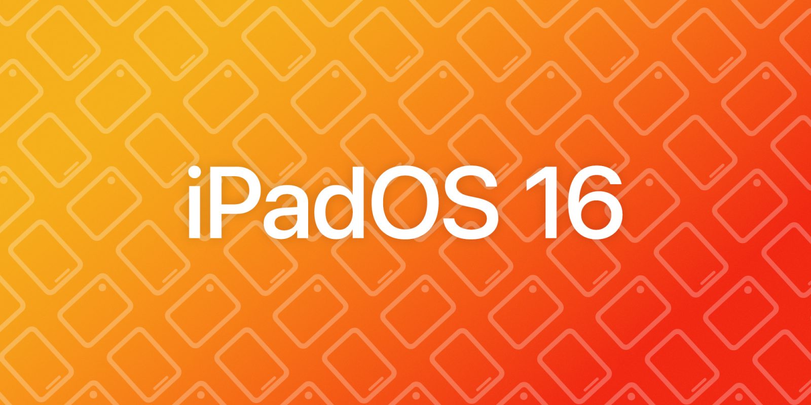 iPadOS 16