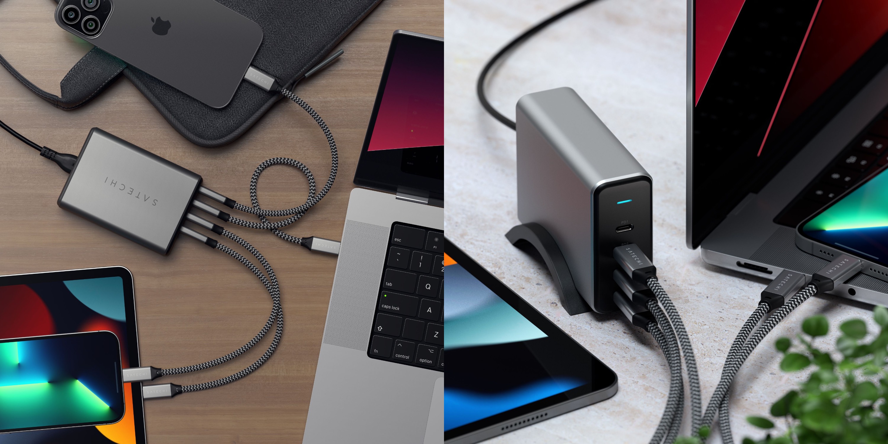 Satechi's 165W USB-C 4-Port GaN Charger arrives at CES - 9to5Mac