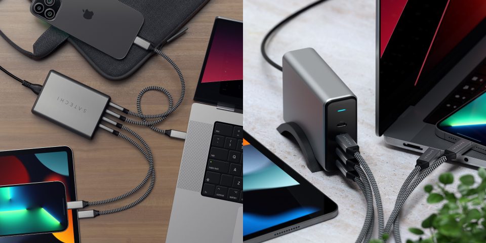 Satechi 165W USB-C 4-Port PD GaN Charger for MacBook Pro and iPad Pro