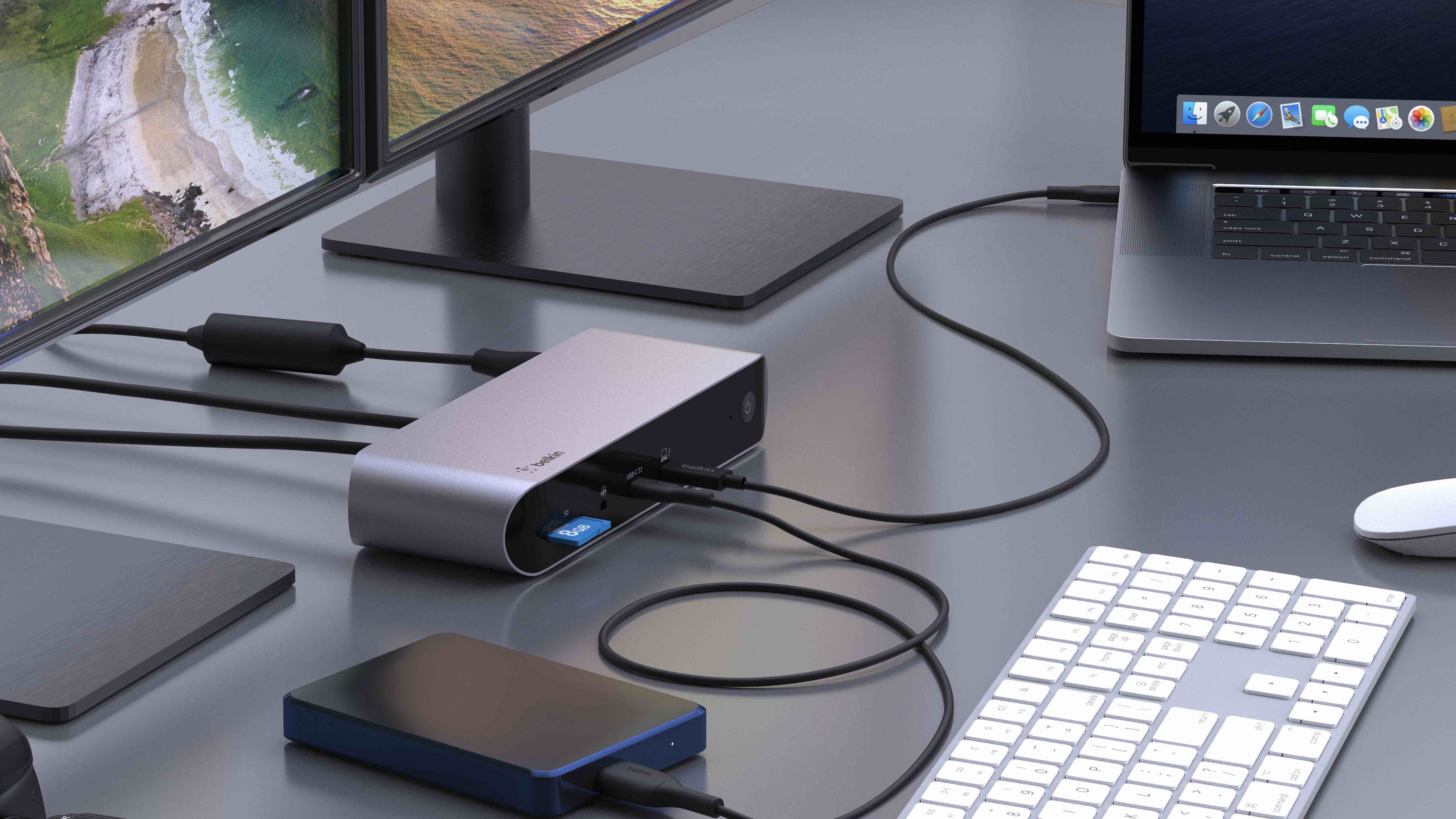 Belkin Thunderbolt 3 Dock Mini - USB-C Docking Station For Mac