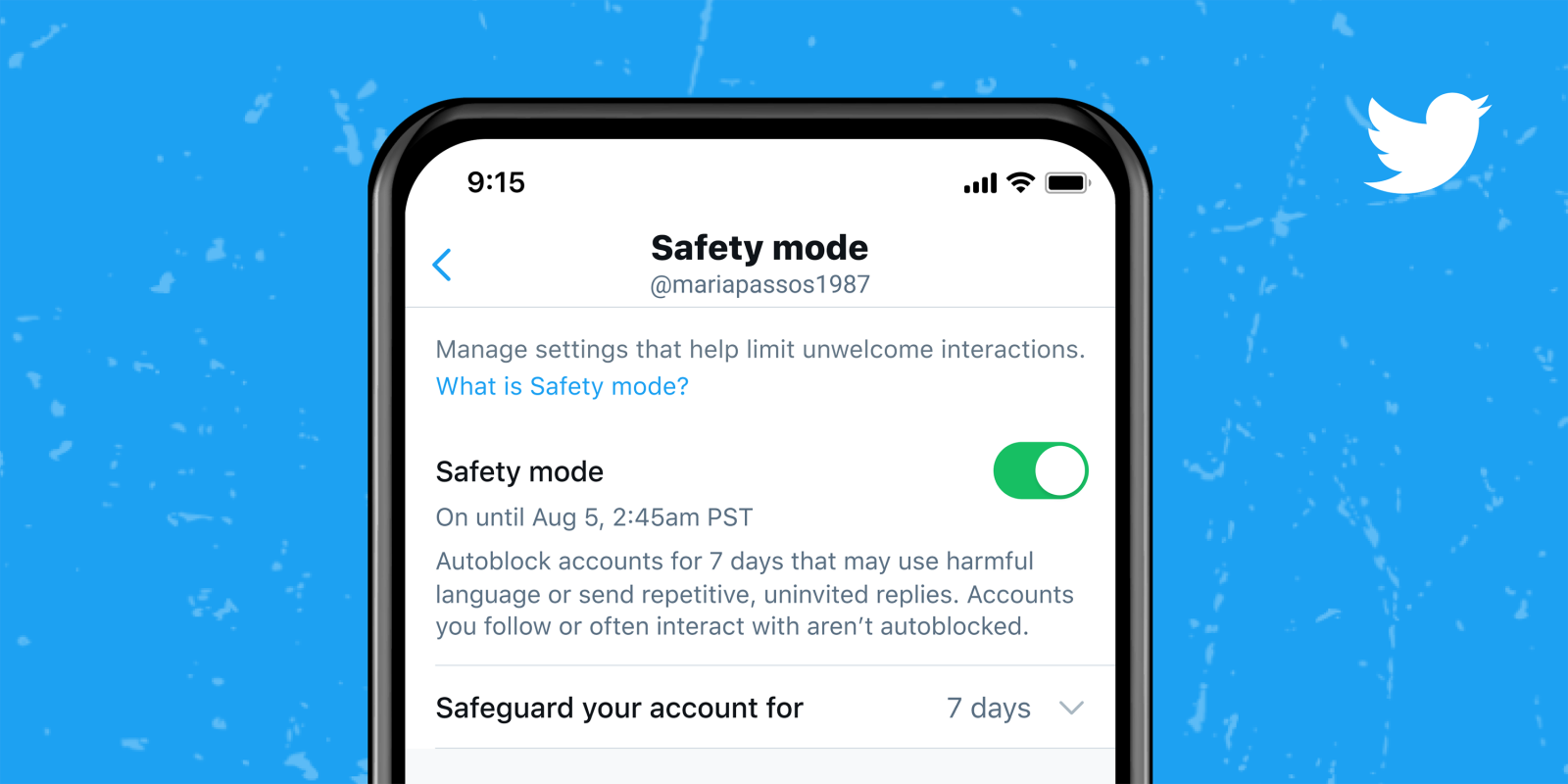 Twitter Safety Mode