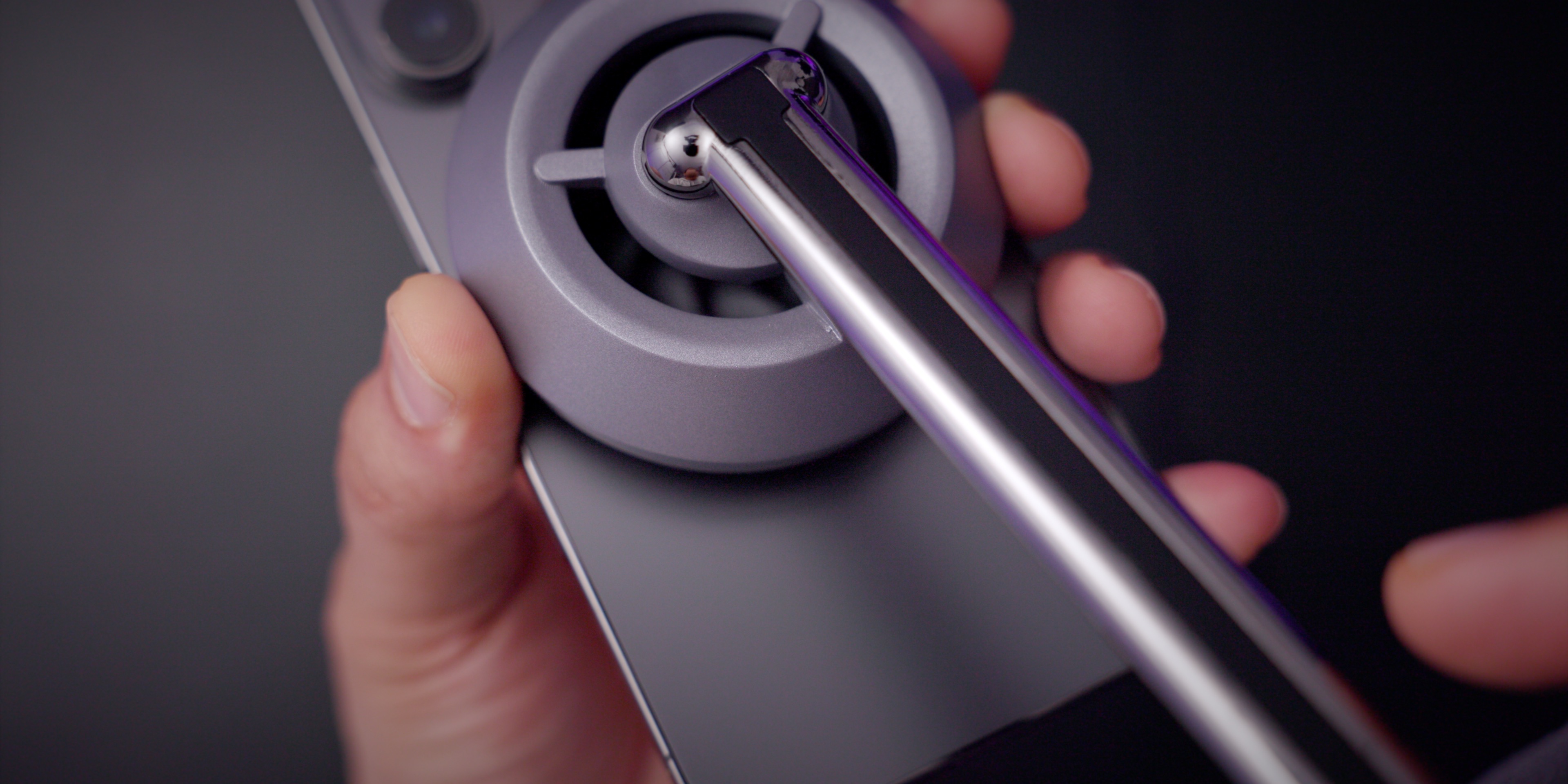 Handson The Zike MagSafe Charger Stand features active cooling to charge an iPhone faster