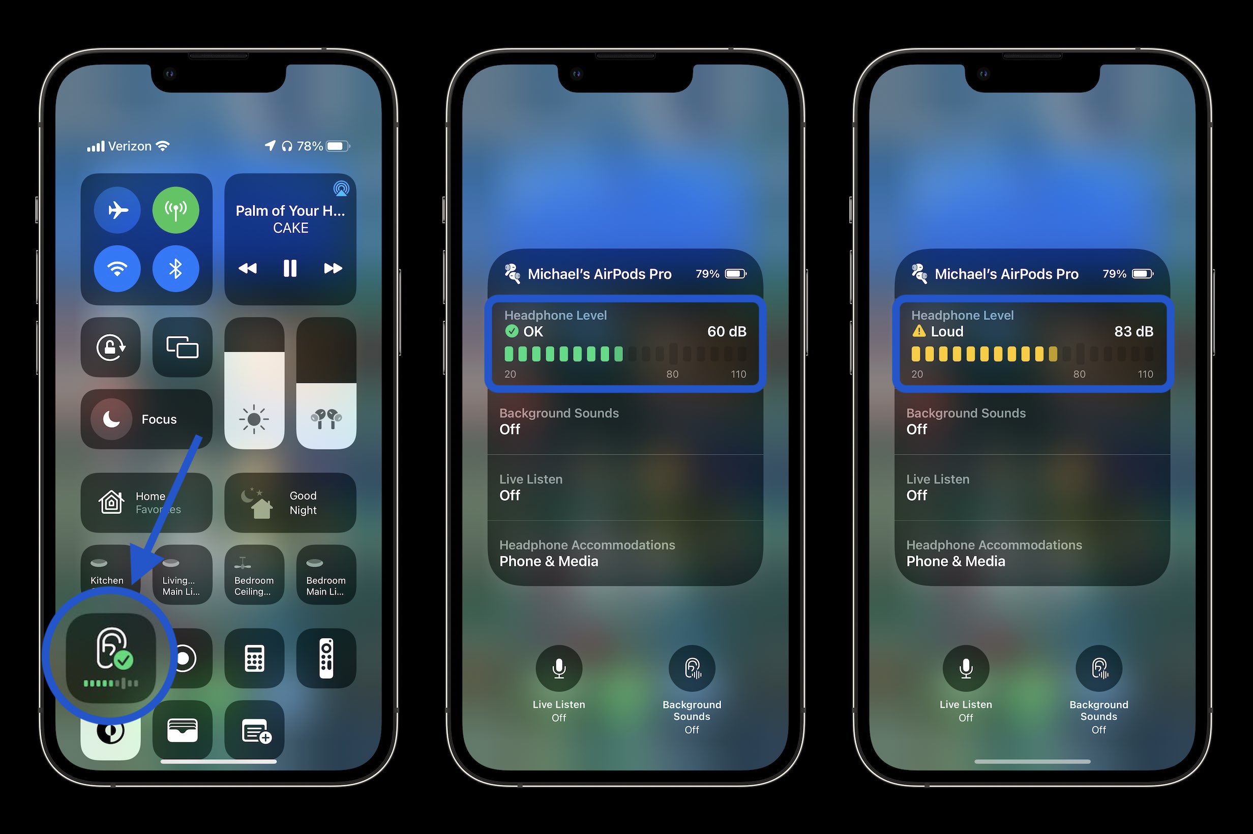 How to Check Decibel Level with iPhone and Apple Watch – Open Control Center on iPhone > Search for Ear Icon Tile” class=”wp-image-788480″ srcset=”https://9to5mac.com/wp-content/uploads/websites/6/2022/02/decibel-levels-with-iphone-and-apple-watch-2.jpg 2464w, https://9to5mac.com/wp -content/uploads/websites/6/2022/02/decibel-levels-with-iphone-and-apple-watch-2.jpg?resize=155103 155w, https://9to5mac.com/wp-content/uploads/ websites/6/2022/02/decibel-levels-with-iphone-and-apple-watch-2.jpg?resize=655436 655w, https://9to5mac.com/wp-content/uploads/websites/6/2022 /02/decibel-levels-with-iphone-and-apple-watch-2.jpg?resize=768,511 768w, https://9to5mac.com/wp-content/uploads/websites/6/2022/02/decibel- levels-with-iphone-and-apple-watch-2.jpg?resize=1024,682 1024w, https://9to5mac.com/wp-content/uploads/websites/6/2022/02/decibel-levels-with -iphone-and-apple-watch-2.jpg?resize=1536,1022 1536w, https://9to5mac.com/wp-content/uploads/websites/6/2022/02/decibel-levels-with-iphone- and-apple-watch-2.jpg?resize=2048,1363 2048w, https://9to5mac.com/wp-content/uploads/websites/6/2022/02/decibel-levels-with-iphone-and-apple -watch-2.jpg?resize=350,233 350w, https:  //9to5mac.com/wp-content/uploads/websites/6/2022/02/decibel-levels-with-iphone-and-apple-watch-2.jpg?resize=1502,1000 1502w, https://9to5mac .com/wp-content/uploads/websites/6/2022/02/decibel-levels-with-iphone-and-apple-watch-2.jpg?resize=150,100 150w” sizes=”(max-width: 2464px) 100vw, 2464px”,</figure>
<ul>
<li>When music is paused, you may measure it utilizing your headphones’ microphone <strong><em>ambient decibel stage</em>s</strong></li>
<li>Faucet the microphone icon that claims <strong><em>hear dwell</em></strong>    within the decrease left nook (or faucet the Hear Stay rectangle)</li>
</ul>
<figure class=