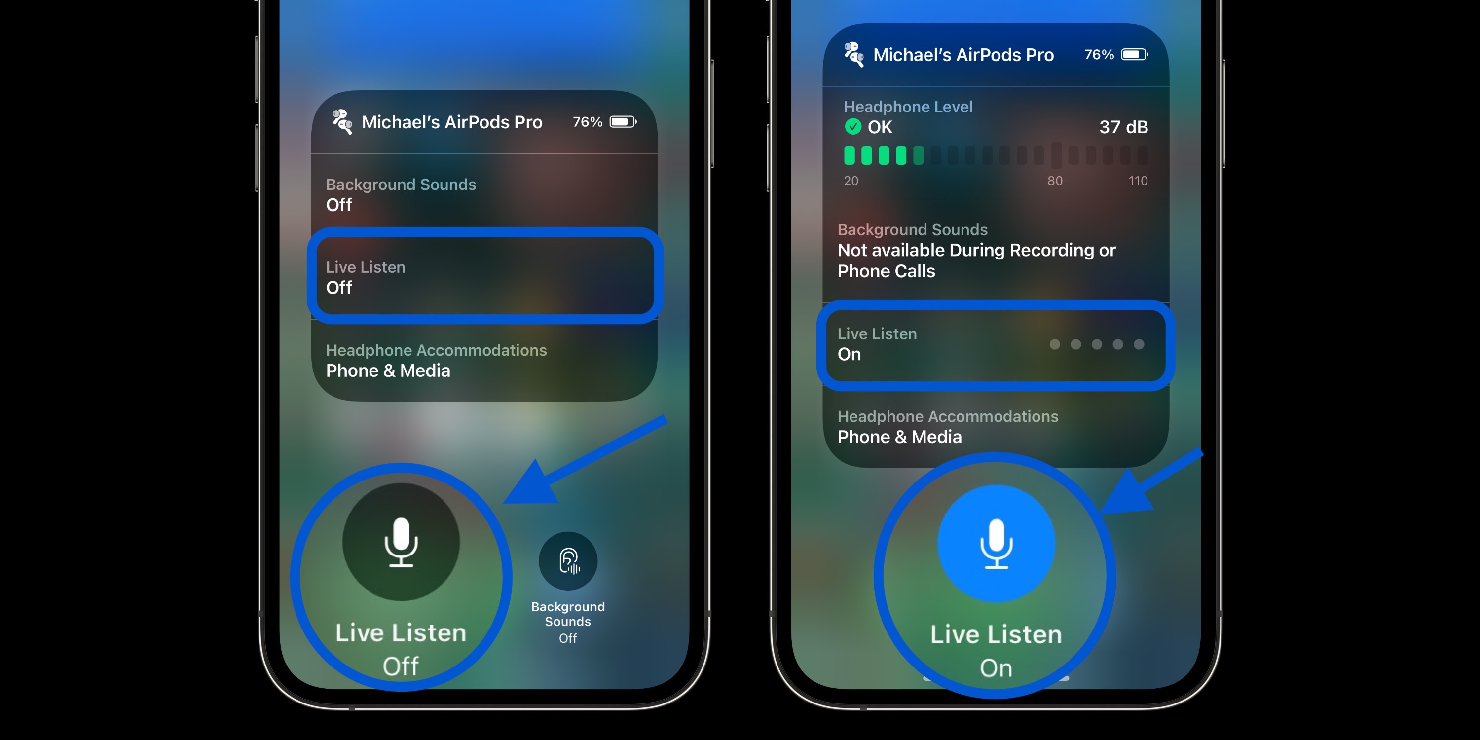 How to Check Decibel Level with iPhone and Apple Watch – Open Control Center on iPhone > Search for Ear Icon Tile > Faucet Hear Stay to Get Ambient Decibel Stage” class=”wp-image-788485″ srcset=”https://9to5mac.com/wp-content/uploads/websites/6/2022/02/decibel-levels-with-iphone-and-apple-watch-3.jpg 3000w, https://9to5mac.com/wp -content/uploads/websites/6/2022/02/decibel-levels-with-iphone-and-apple-watch-3.jpg?resize=155,78 155w, https://9to5mac.com/wp-content/ uploads/websites/6/2022/02/decibel-levels-with-iphone-and-apple-watch-3.jpg?resize=655328 655w, https://9to5mac.com/wp-content/uploads/websites/6 /2022/02/decibel-levels-with-iphone-and-apple-watch-3.jpg?resize=768,384 768w, https://9to5mac.com/wp-content/uploads/websites/6/2022/02/ decibel-levels-with-iphone-and-apple-watch-3.jpg?resize=1024,512 1024w, https://9to5mac.com/wp-content/uploads/websites/6/2022/02/decibel-levels -with-iphone-and-apple-watch-3.jpg?resize=1536,768 1536w, https://9to5mac.com/wp-content/uploads/websites/6/2022/02/decibel-levels-with- iphone-and-apple-watch-3.jpg?resize=2048,1024 2048w, https://9to5mac.com/wp-content/uploads/websites/6/2022/02/decibel-levels-with-iphone-and -apple-watch-3.jpg?resize=350175 350w, https://  9to5mac.com/wp-content/uploads/websites/6/2022/02/decibel-levels-with-iphone-and-apple-watch-3.jpg?resize=1600,800 1600w, https://9to5mac.com /wp-content/uploads/websites/6/2022/02/decibel-levels-with-iphone-and-apple-watch-3.jpg?resize=290,145 290w, https://9to5mac.com/wp-content/ uploads/websites/6/2022/02/decibel-levels-with-iphone-and-apple-watch-3.jpg?resize=150,75 150w” sizes=”(max-width: 3000px) 100vw, 3000px”,</figure>
<ul>
<li>Lastly, you may test your listening historical past at each ambient and headphone decibel ranges <strong><em>well being app</em></strong>
<ul>
<li>faucet <strong><em>browse tab</em></strong>    on the underside</li>
<li>select now <strong><em>the listening to</em></strong></li>
</ul>
</li>
</ul>
<figure class=