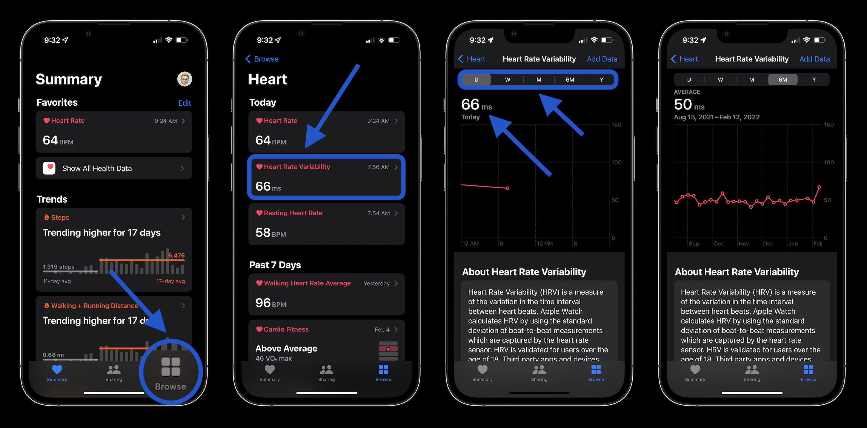 How to record and view HRV with Apple Watch and iPhone
