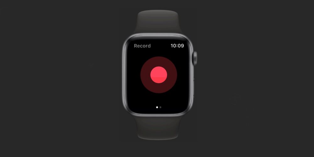 Just Press Record Apple Watch