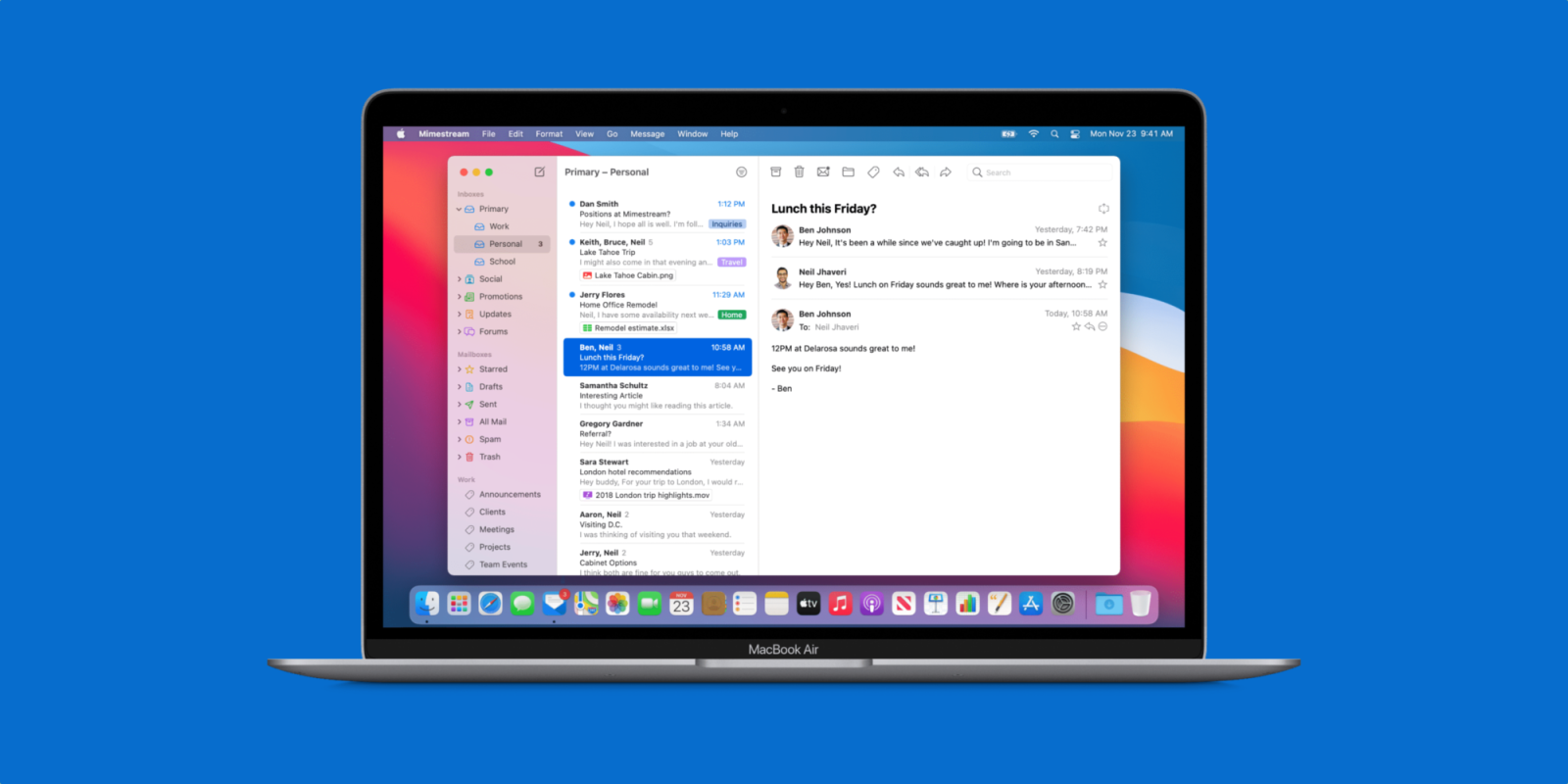 gmail app for mac os