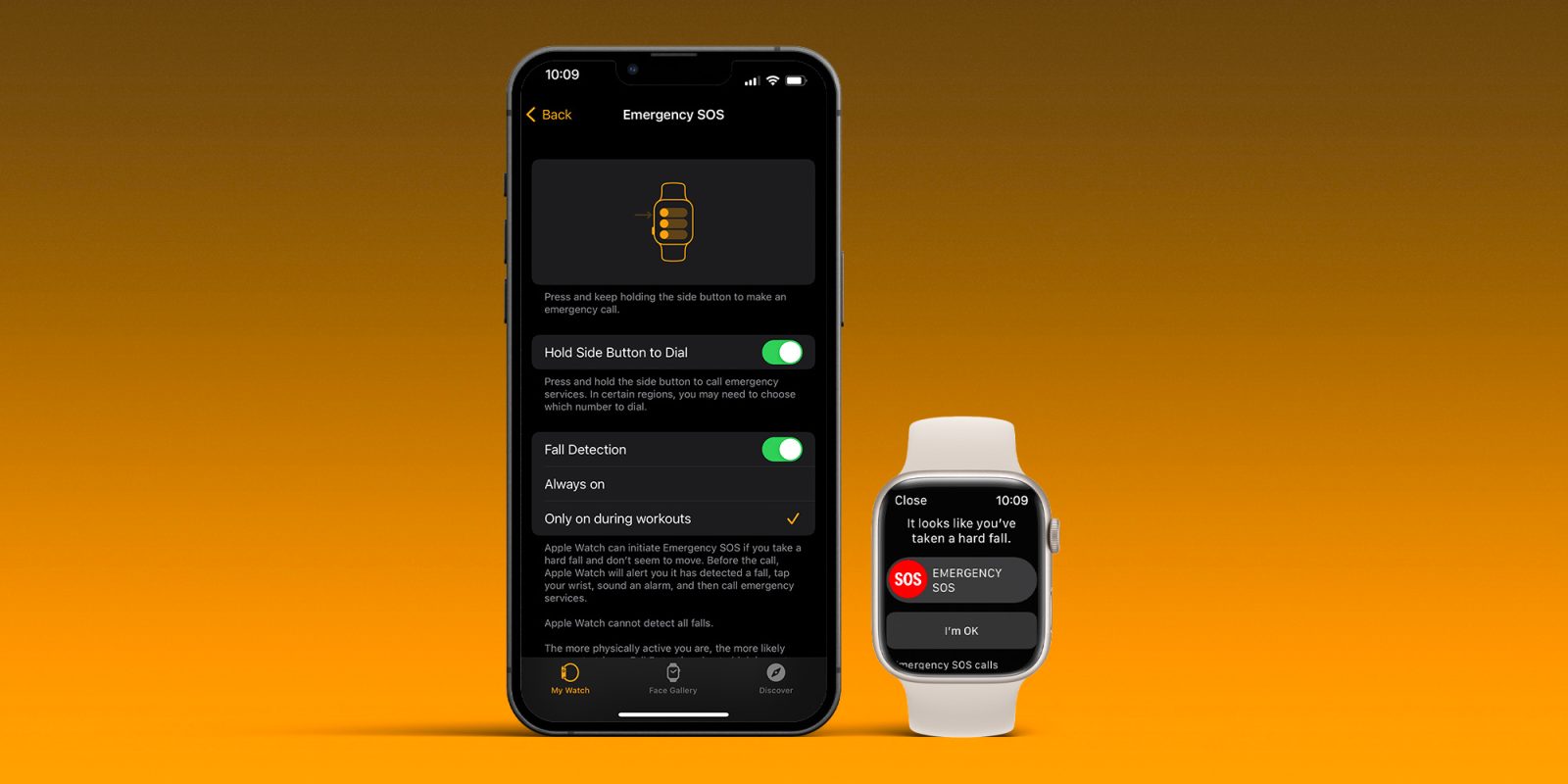 fall detection apple watch
