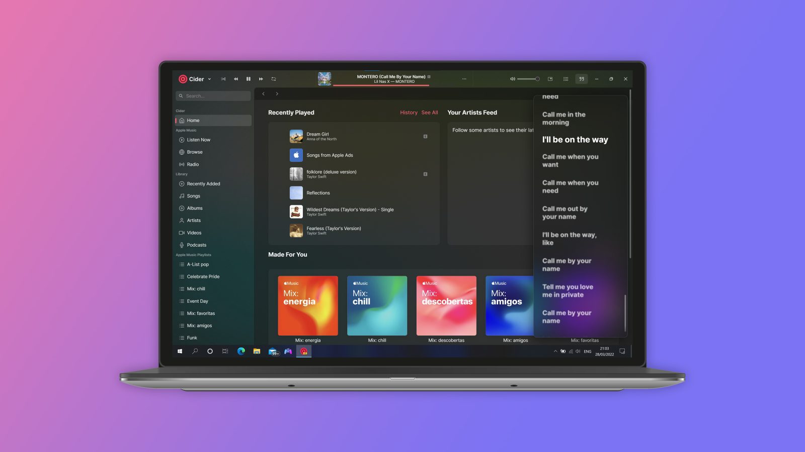 Hands-On with Apple Music for Windows - MacStories