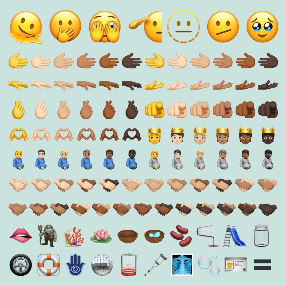 Our favourite new emojis from the Apple iOS 15.4 update