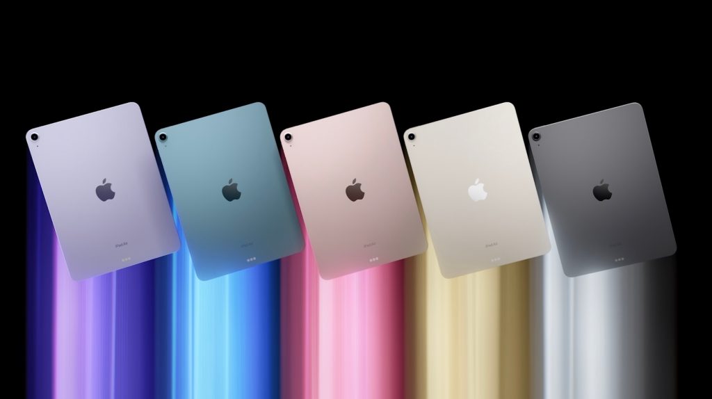 iPad Air 5 couleurs