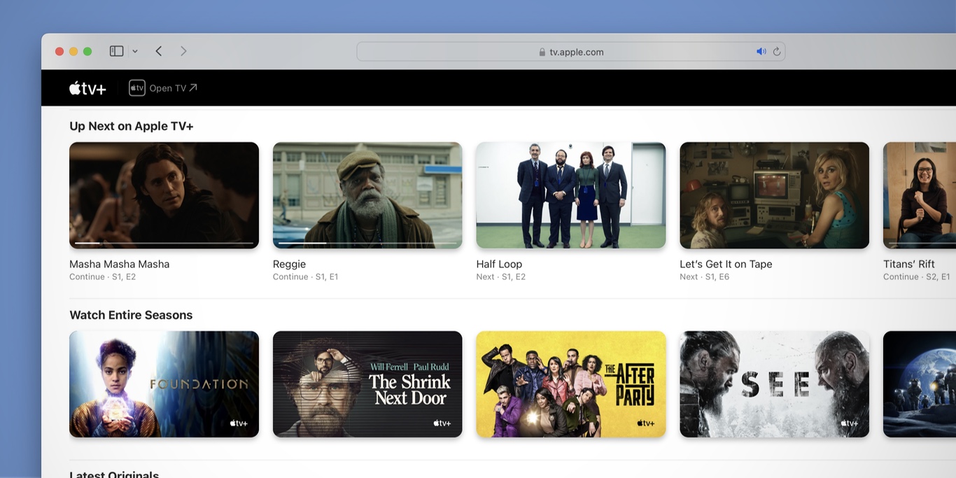 Apple website adds Up Next queue to make it easier to continue watching show - 9to5Mac