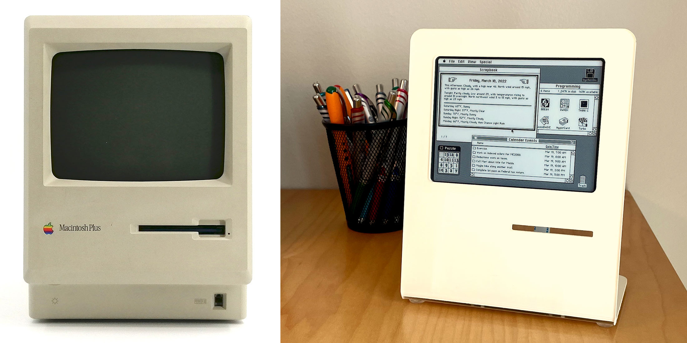 SystemSix is a classic Macintosh emulation with an e-ink display