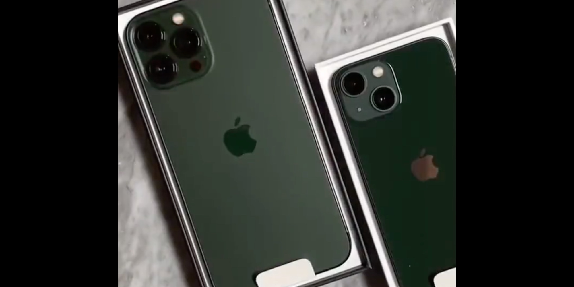 First looks: The new green finishes of the iPhone 13 Pro and iPhone 13 