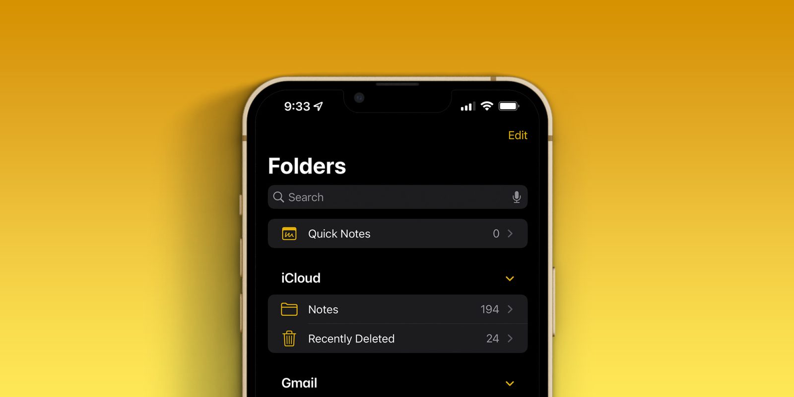 Notes - Apple iCloud