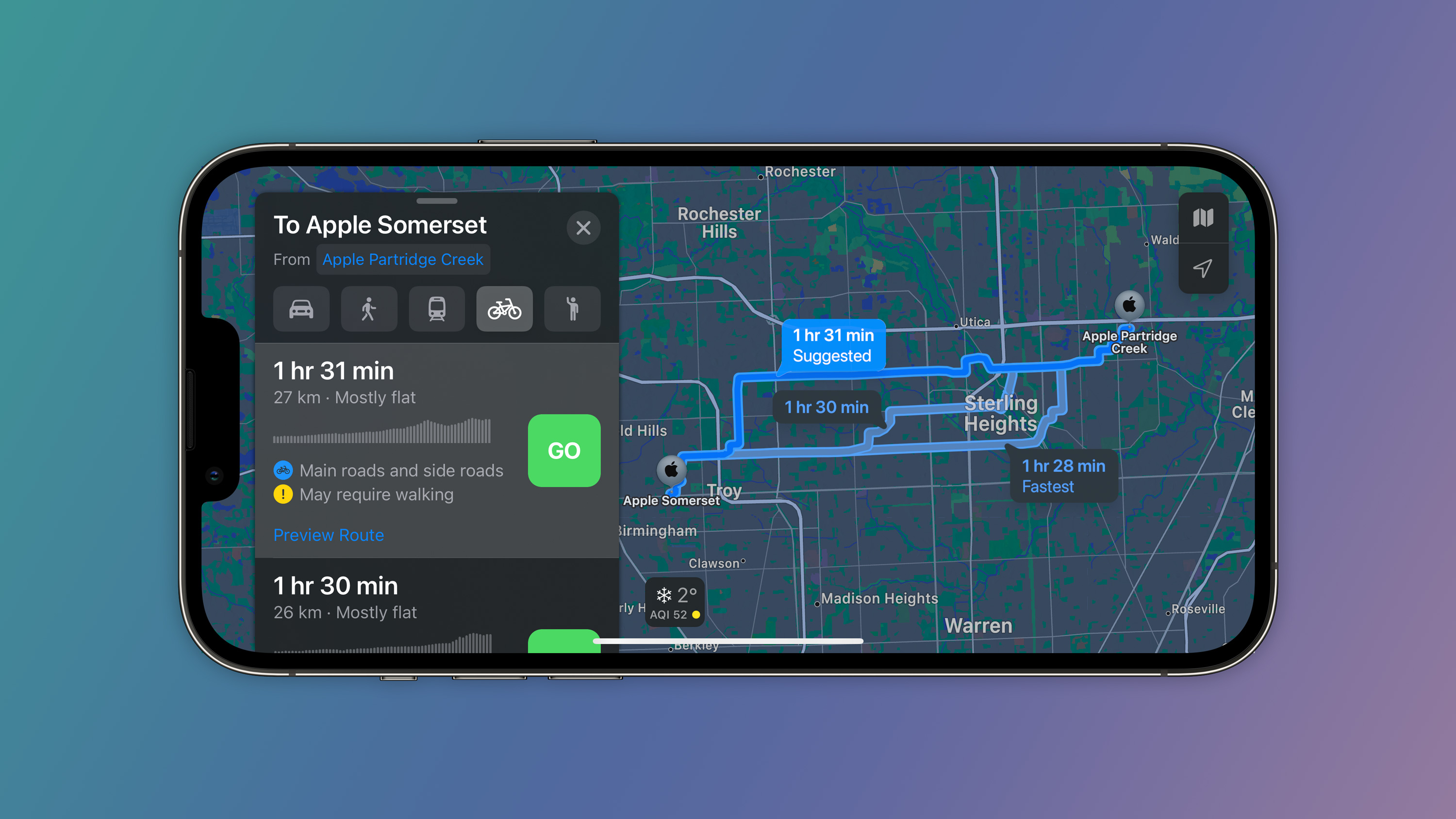 Apple Maps adds cycling directions in Chicago Detroit more 9to5Mac