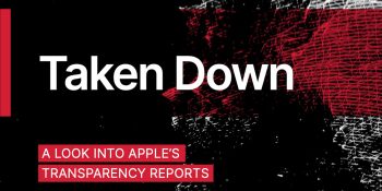 Taken Down report cover | Apple's transparency reports aren't very transparent