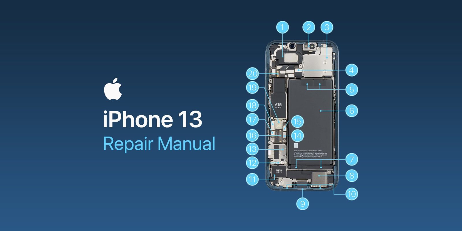 Download iPhone repair manuals