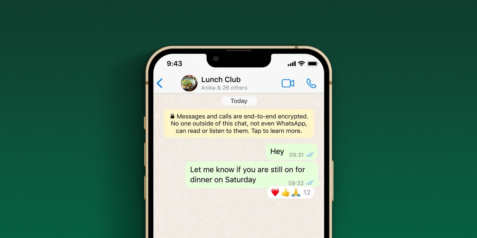 photo of WhatsApp for iOS improving Reactions feature in new update image