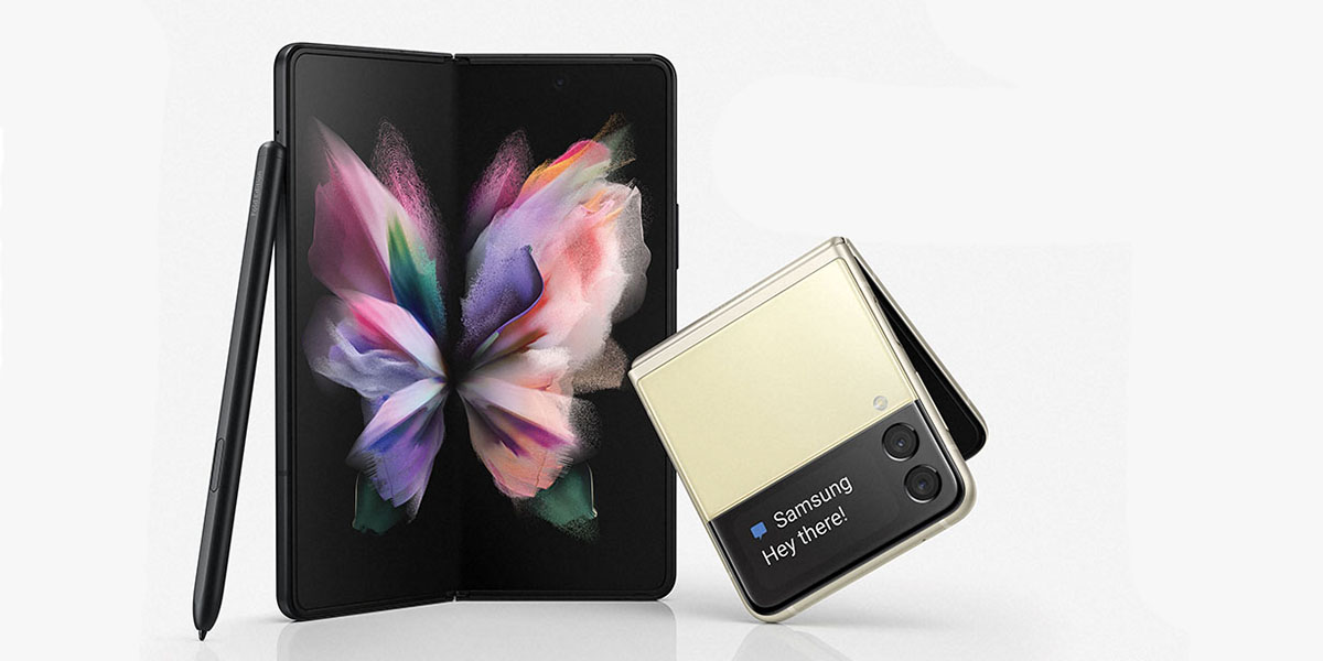 Photo shows Galaxy Fold and Galaxy Flip | Apple developing display for foldable iPhones, using similar tech to Samsung Galaxy Z Fold 3