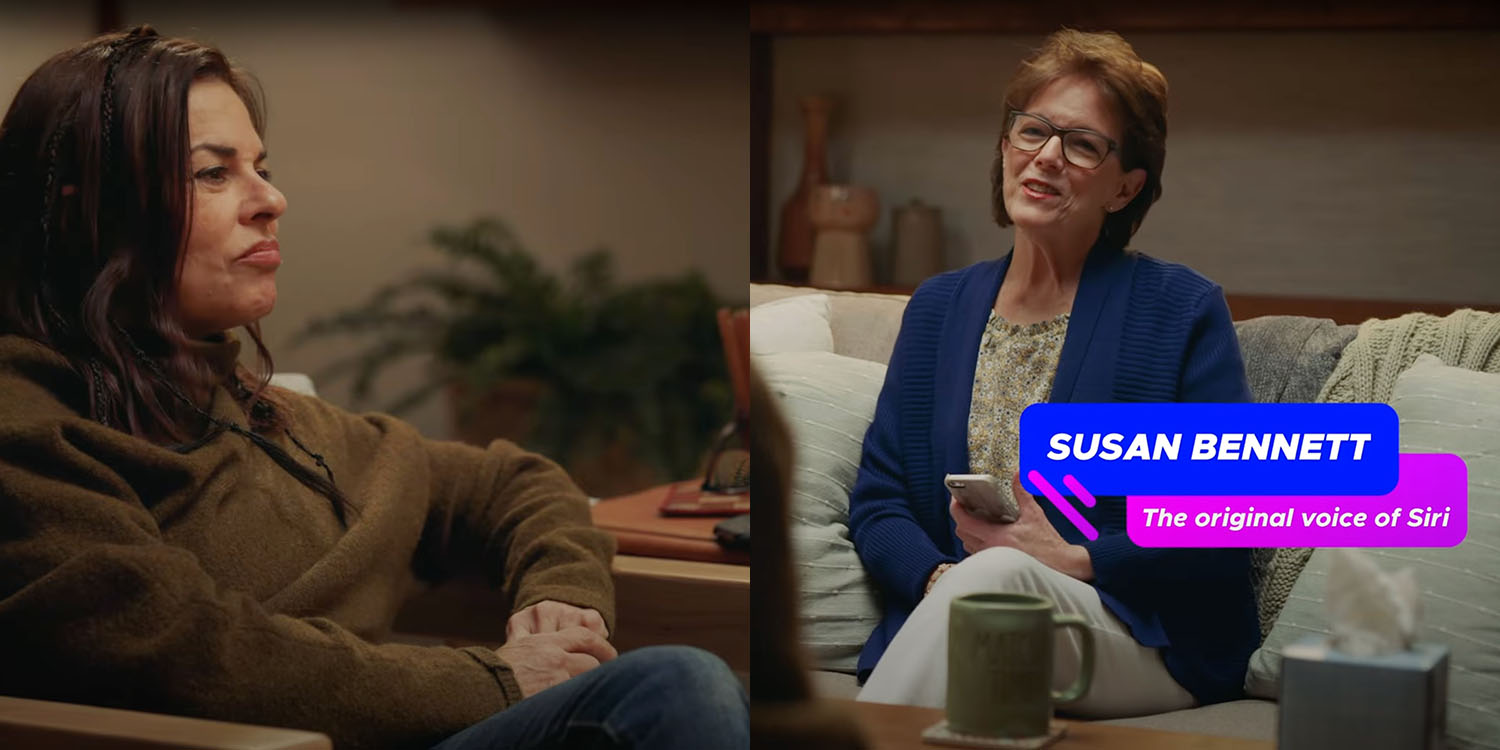 Screengrabs from the sketch, showing the two characters | Siri visits Couples Therapy star Dr Orna Guralnik in sketch