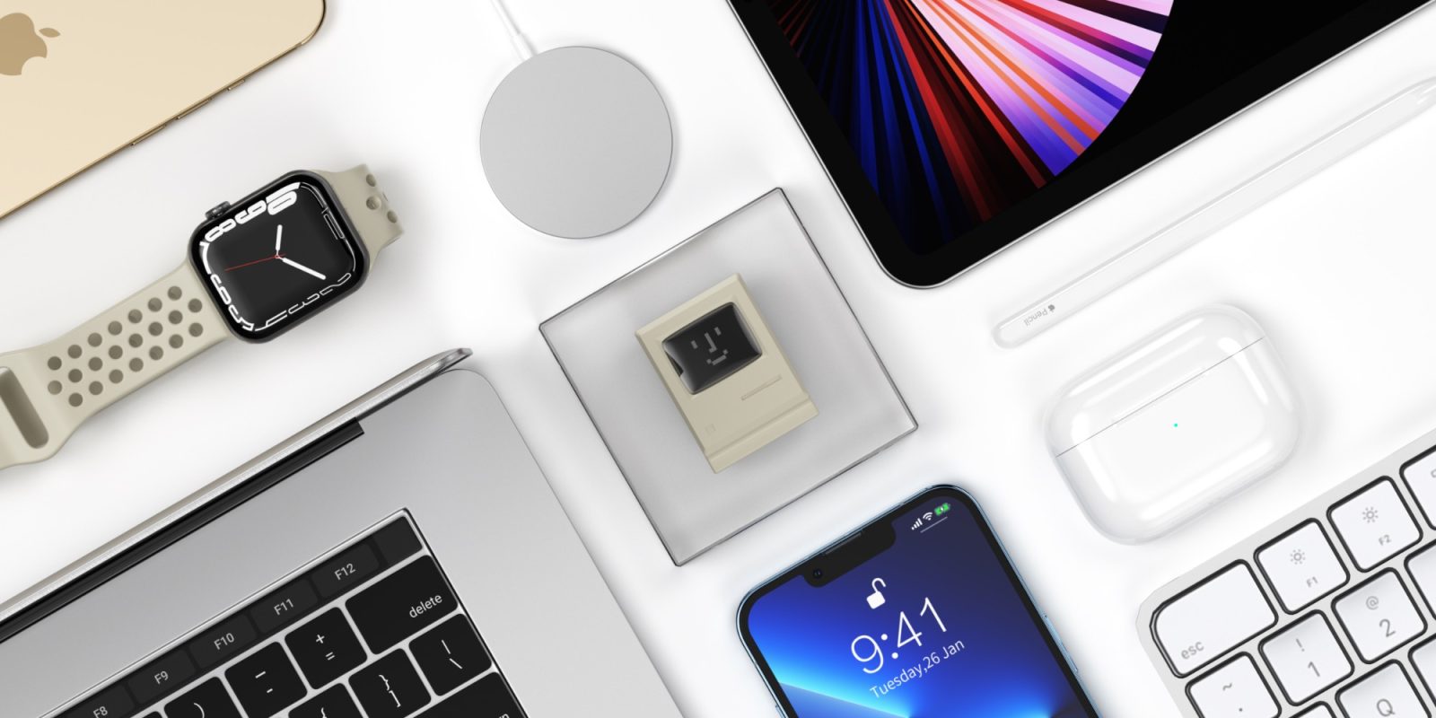Power your iPhone with this tiny light-up Macintosh
