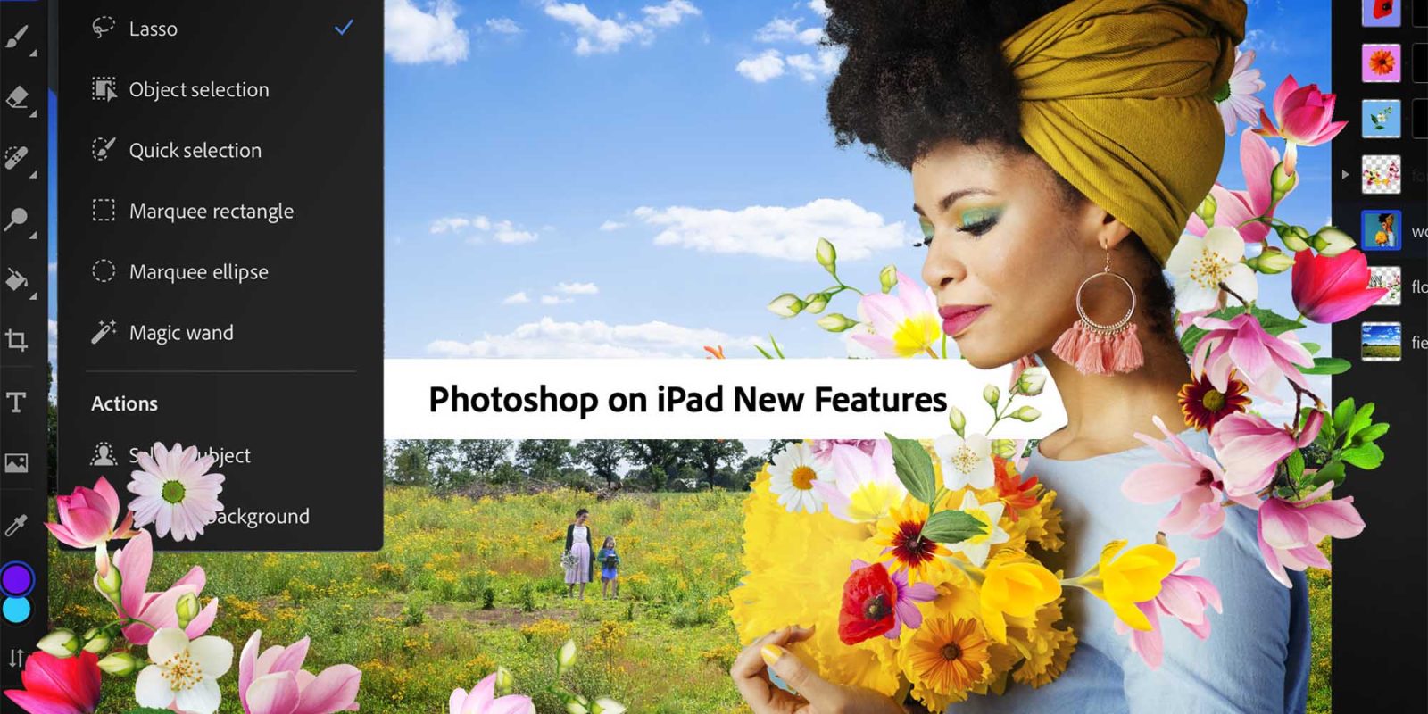 Photoshop for iPad new features