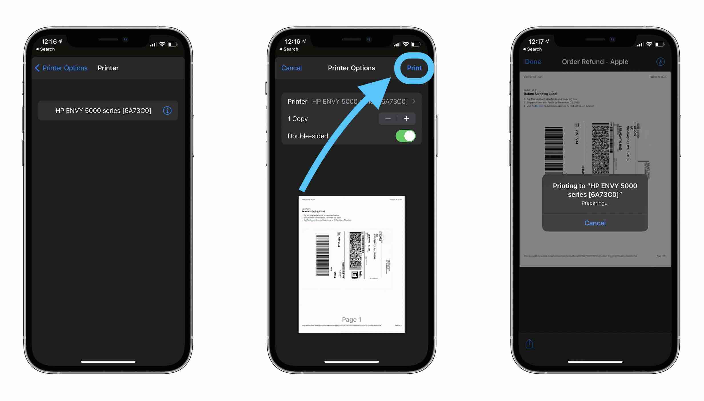 Print from ipad to network deals printer