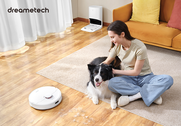  Dreametech D10 Plus Robot Vacuum and Mop with Self