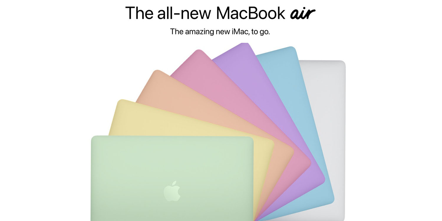 MacBook Air colors | Renders of MBA in iMac colors