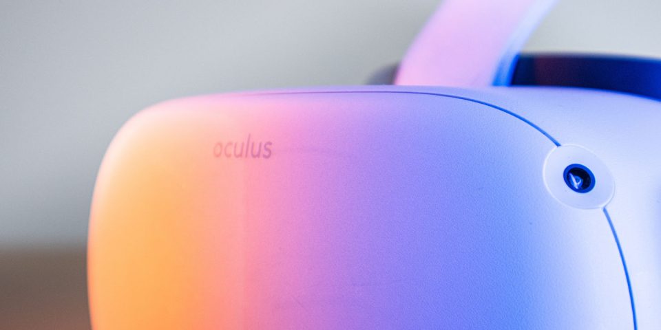 VR apps | Close-up of Oculus VR headset
