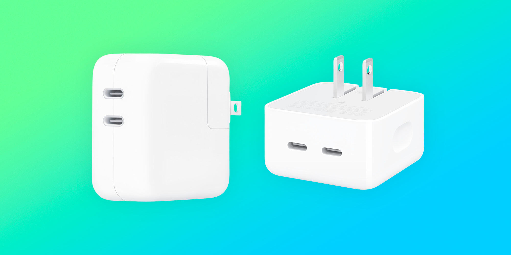 Apple's first dual-port USB-C chargers now available to order