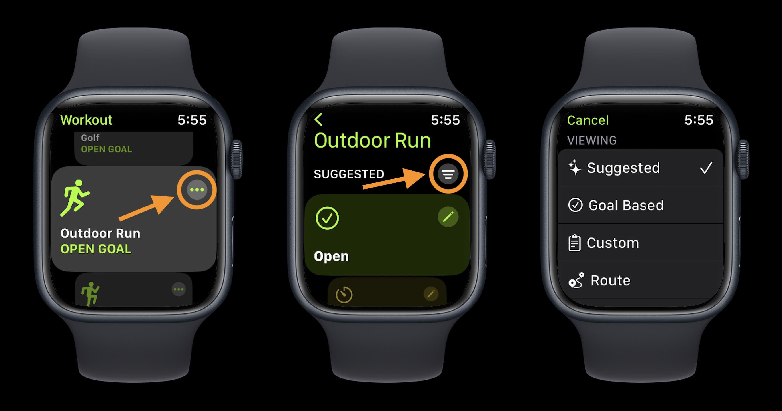 Entrenamientos personalizados de métricas de carrera del Apple Watch