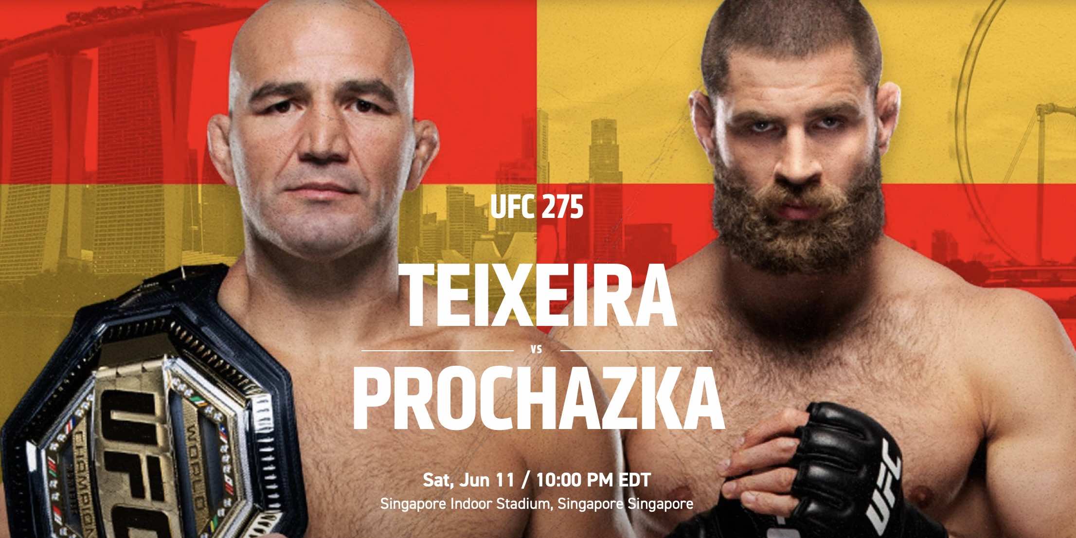 Watch UFC 275 Teixeira Procházka Streaming Online Hulu
