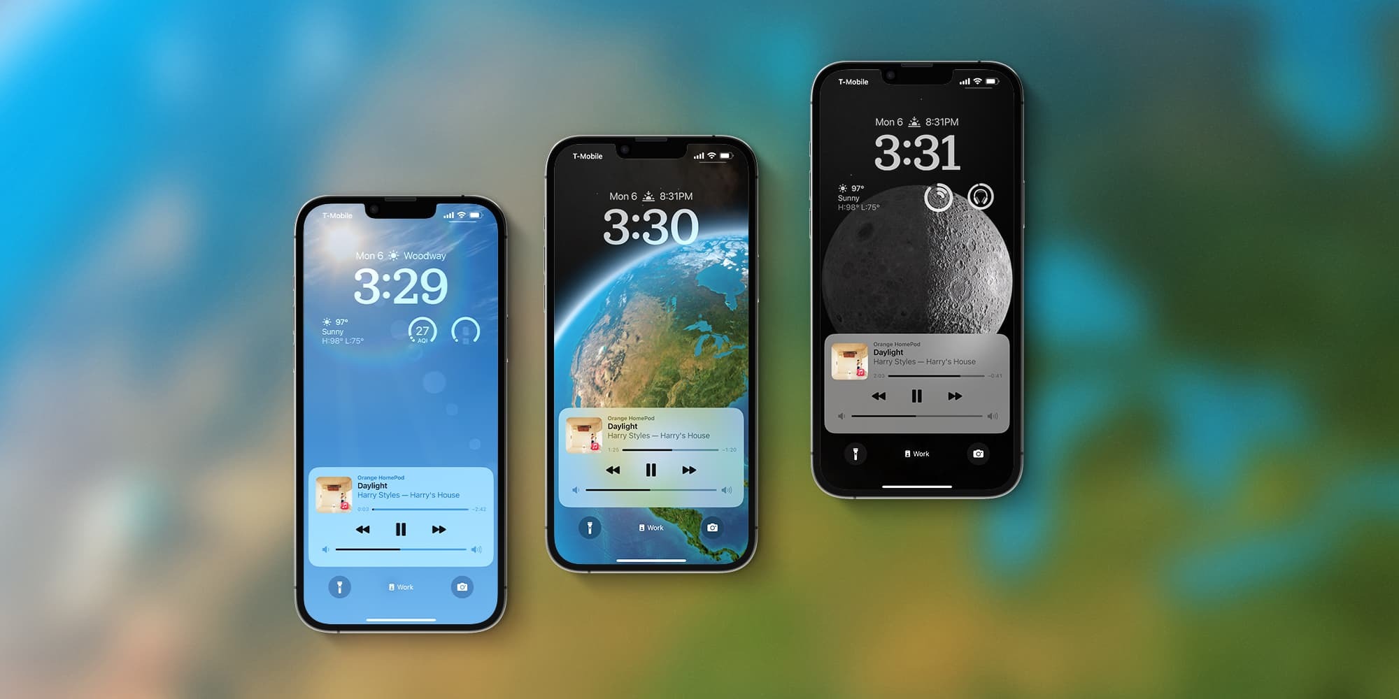 Does iOS 16 wallpaper move?