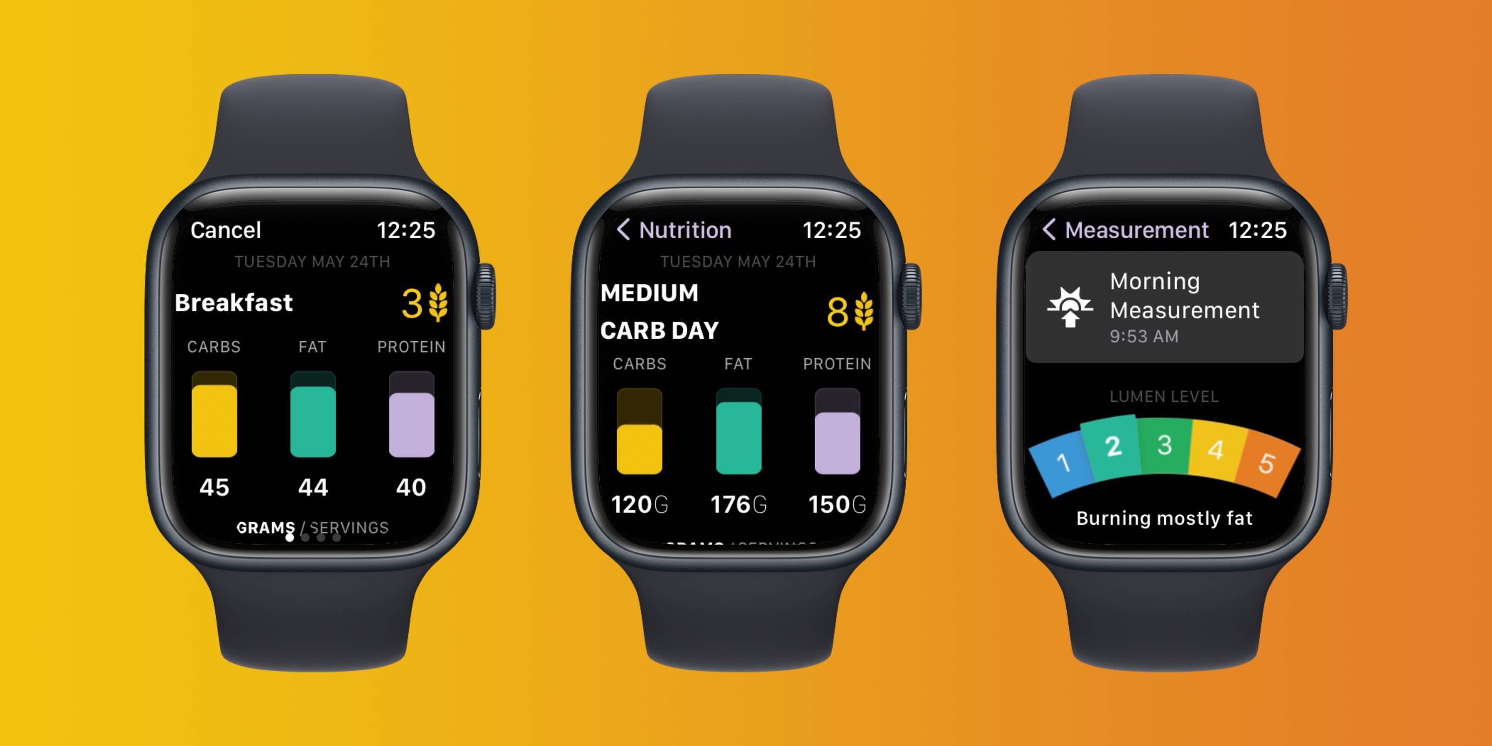 Lümen Metabolik Analiz Cihazı Apple Watch uygulaması