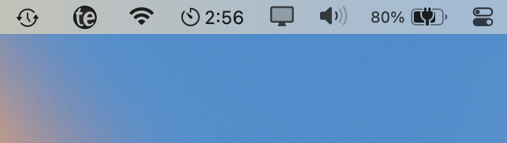 Mac Clock timer in menu bar