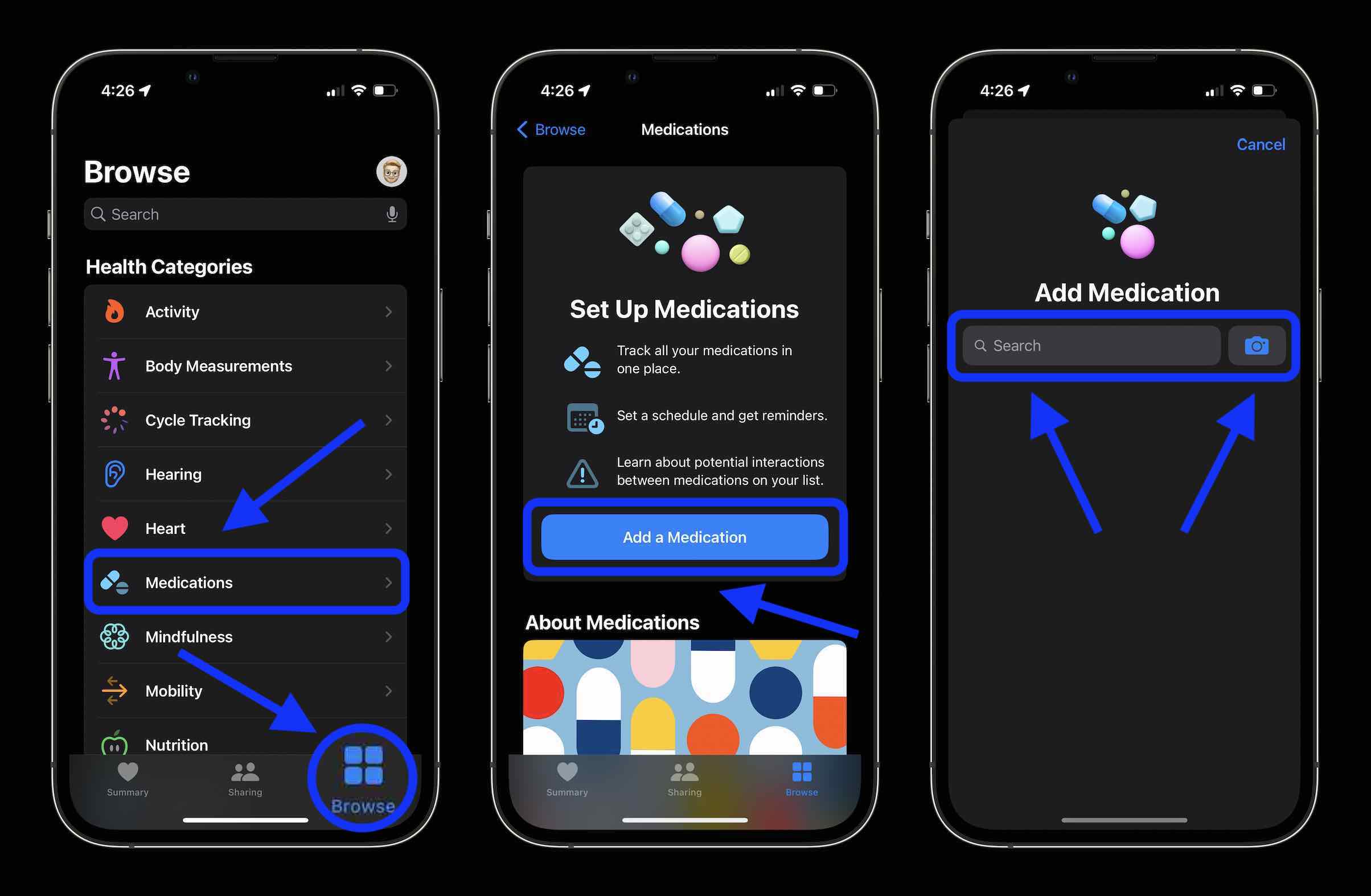 track medications on iPhone 1