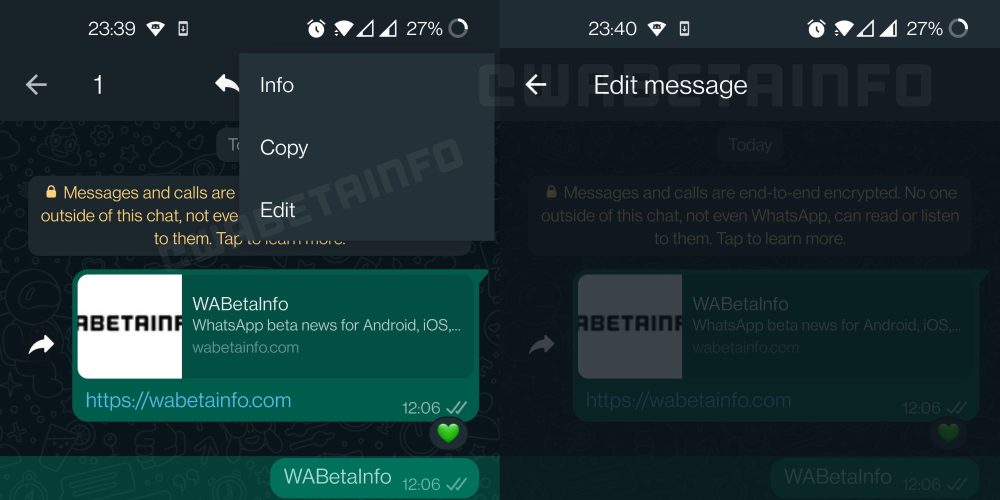 Can You Edit Text On Whatsapp